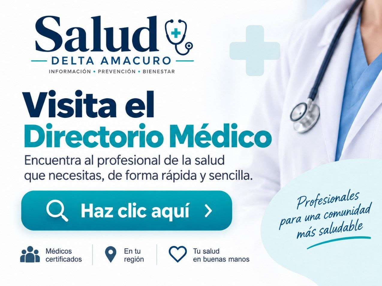 Visita el Directorio Médico de Salud Delta Amacuro